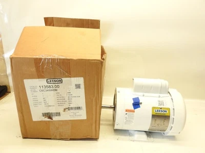 Leeson 113583.00 Washdown Motor,1 Hp,Face/Base,11-7/8In.L - Image 1 of 4