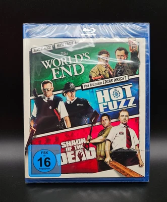 Cornetto Trilogie Blu-Ray Shaun of the Dead Hot Fuzz The Worlds End Trilogy ✅NEU - Bild 1 von 2