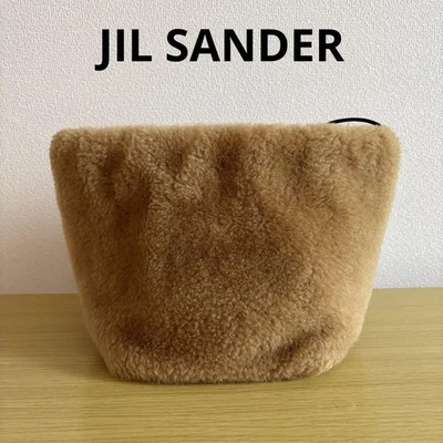 Bolsa tiracolo Jil Sander com cordão bolsa feminina de pele acesso coleção original - Imagem 1 de 4