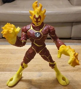 Ben 10 Epic Heatblast 13" Alien Figur Large Jointed Vinyl Vintage Bandai 2006 - Bild 1 von 6