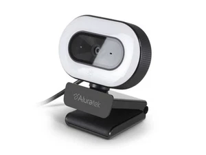 Aluratek LIVE HD 1080p Webcam with Ring Light (Multiple Lighting) And Auto Focus - Afbeelding 1 van 3