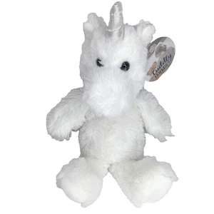 Aurora Einhorn Plüschtier Cuddly Friends 9 Zoll weiß Stofftier kleines Geschenk Kinder NEU - Bild 1 von 16
