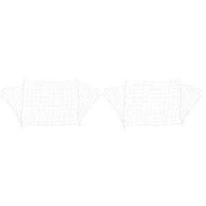 2 Pack Football Goal Network Soccer Nets for Backyard Kickback Durable - Picture 1 of 12