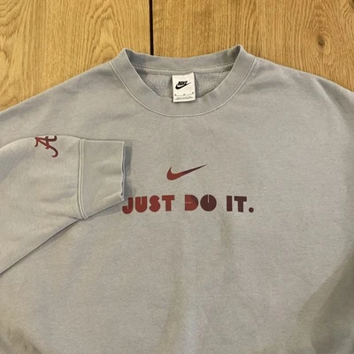 Nike Campus Collection Alabama Crimson Tide Crewneck Cropped Sweatshirt Womens M - Image 1 of 4