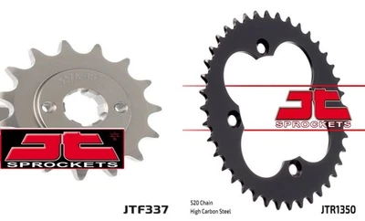 Kit de piñones delanteros y traseros para piñones HONDA TRX250 R 86-87 JT Foto 1 de 4