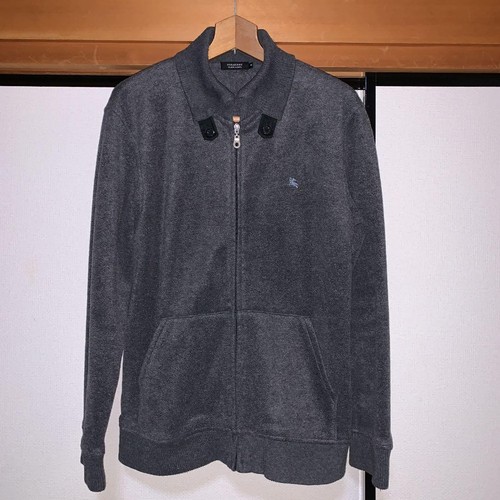 Giacca pile BURBERRY BLACK LABEL zip uomo #ED ZHA