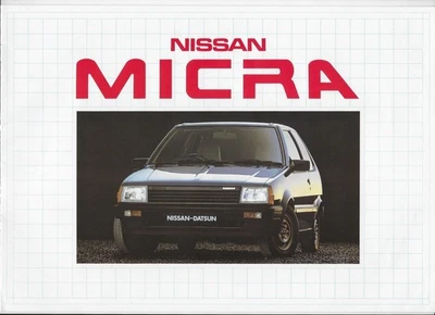 1983 Nissan Micra (first-generation K10 series) car brochure - Image 1 of 4