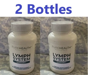 PureHealth Research Lymph System  Reduce Swelling, Lymphatic Support 2 Bottles - Picture 1 of 4