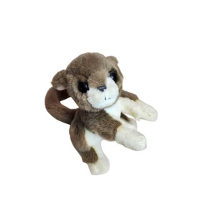 Vintage Leosco Uni-Toys Plüschtier Stofftier Made in Germany braun weiß Spielzeug - Bild 1 von 6