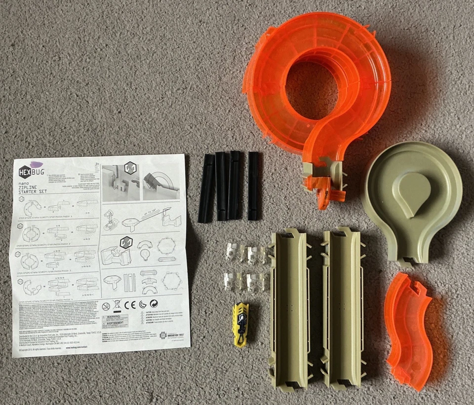 Hexbug Nano Zip Line Starter Set: komplett mit Anleitung - Bild 1 von 1