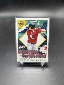 Roman Anthony 2024 Panini Prospect Edition Preparación para los profesionales #15 Medias Rojas - Imagen 1 de 2