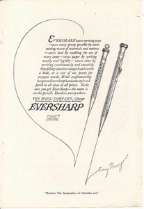 Pubblicità rivista - 1921 - Wahl Co - penne e matite Eversharp - Foto 1 di 1