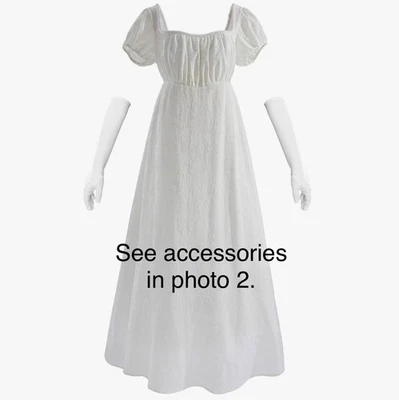 Mujer Victoriano Vestido y Accesorios Disfraces de Halloween Juegos con disfraces Fiestas Med Foto 1 de 4