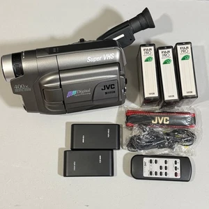 Untested JVC GR-SXM527U Compact SVHS-C Video Camcorder  Batteries & Tapes - Picture 1 of 14