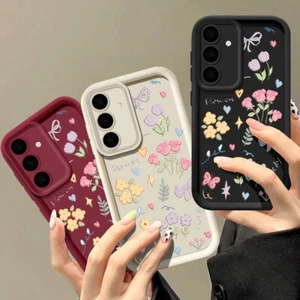For Smausng A56 S25 S24 S23 A16 A15 A55 A35 Shockproof Cute Pattern Case Cover - Picture 1 of 16