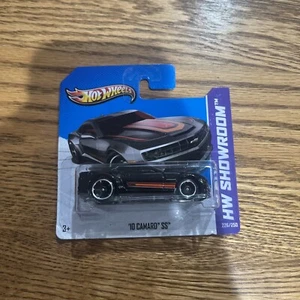 Hot Wheels '10 CAMARO SS Black SHORT CARD 2013 HW Showroom #226/250 Diecast 1:64 - Picture 1 of 2