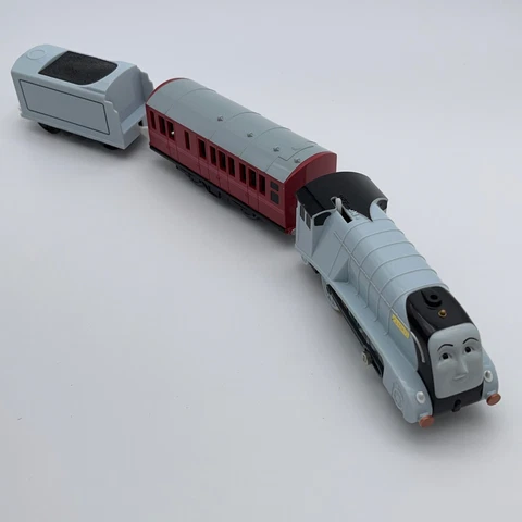 Thomas TOMY Trackmaster Spencer 2004 VIDEO WORKS Red Coach Car Tender Plarail Cover