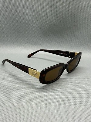 Gafas de sol Gianni Versace unisex vintage marrón dorado Medusa MOD 256M COL 375 Foto 1 de 4