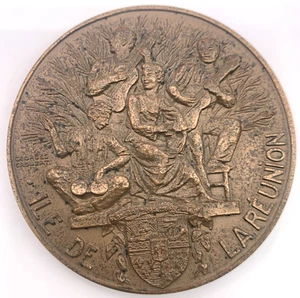 Georges Crouzat Bronze Medal Ile De La Reunion & Le Sega Folk Dance French - Picture 1 of 6