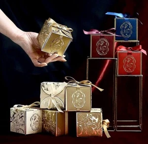 10 Wedding Favour Boxes Engagement Nikkah Shaadi Birthday Baby Favours Gift - Picture 1 of 19