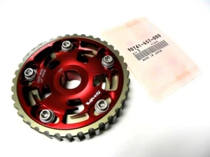 VMS 88-00 HONDA CIVIC D15 D16 SOHC CÁMARA DE CARRERAS AJUSTABLE EQUIPO Y FABRICANTE DE EQUIPOS ORIGINALES CÁMARA LLAVE ROJA - Imagen 1 de 5