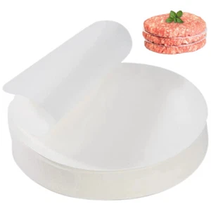 200 Pcs Meatballs Isolated Paper Burger Patty Sheets Papers Press - Picture 1 of 12