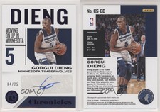 2018-19 Panini Chronicles Signatures Purple /25 Gorgui Dieng #CS-GD Auto