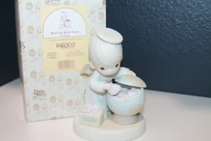 NOS 1994 Precious Moments Figur WHAT THE WORLD NEEDS IS LOVE Globus 531065 - Bild 1 von 1
