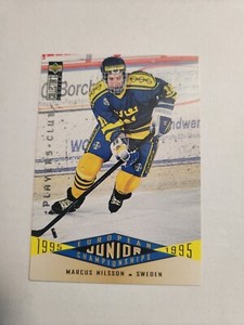 MARCUS NILSSON 1995/96 UD COLLECTORS CHOICE  #345 SWEDEN