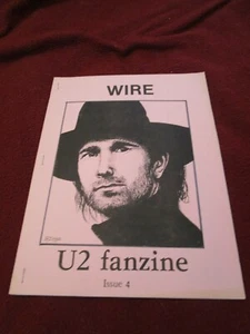 Wire - early U2 fanzine from the US (1987) issue #4 34 pages concert info & more - Picture 1 of 3