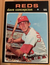 1971 Topps Dave Concepcion #14 - RC - Cincinnati Reds - Mint + Mint 87’
