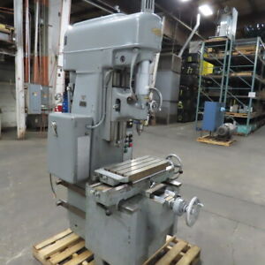 Moore Special Tool No. 3 11 x 24 Table 18" Travel 220V 2 Speed Jig Borer Machine