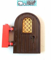30046 Black Lego 1x Door 1x4x6 Round Top Window Key 40241 Brown