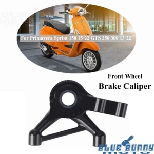 Black Front Wheel Brake Calipers Integrated Cover Kit For GTS 250 300 2013-22 - Picture 1 of 7
