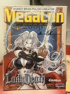MegaCon Program - Lady Death - SIGNED BY ARTIST BRIAN PULIDO 2013 Mint Condition - Picture 1 of 3
