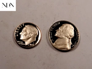 2x 1979-S Type 2 Dime + Jefferson Nickel Set/Lot - Gem Proof -TY2 - #PL19 - Picture 1 of 7