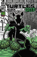 TMNT: Black, White, and Green #1 40th Anniversary Berger 5/8/24 PRESALE