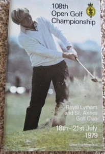 1979 BRITISH OPEN PROGRAM-SEVE WIN AND GREAT JACK NICKLAUS COVER - Picture 1 of 9