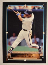 George Brett KC ROYALS 1993 Fleer 'Golden Moments 3000th Hit' (NM) 