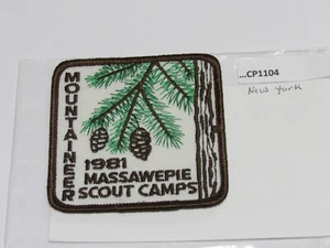 MASSAWEPIE SCOUT CAMPS 1981 NEW YORK CP1104 - Bild 1 von 1