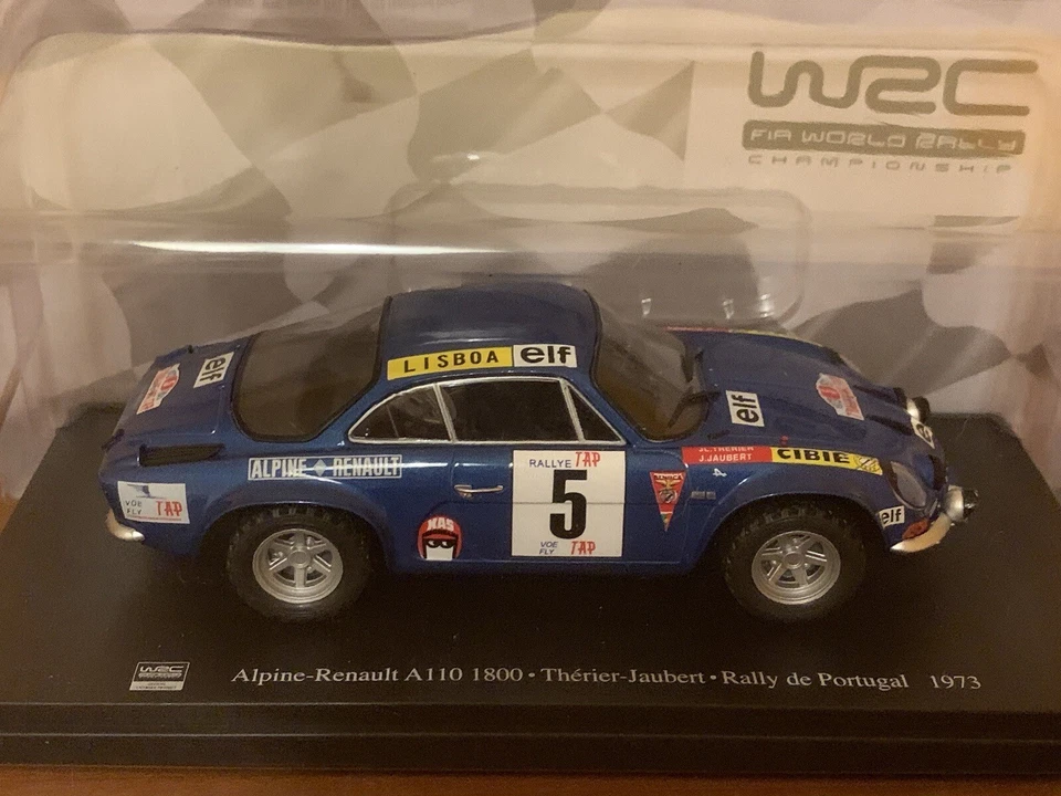 WRC COLLECTION 1:24 Alpine-Renault A110 1800 Rally de Portugal 1973 NUOVO - Immagine 1 di 1