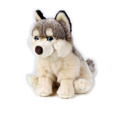 PELUCHE ROMEO LUPO SEDUTO PICCOLO CM. 26 VENTURELLI - 742241