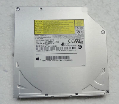 Sony Optical DVD RW Burner Drive AD-5680H For Apple iMac A1311 A1312 A1224 A1225 - Image 1 of 3
