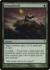 Groundswell Worldwake NM Green Common MAGIC THE GATHERING MTG CARD ABUGames