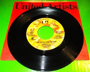 Chris Rea, Fool If You Think It's Over / Midnight Love - Picture 1 of 2