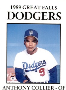 1989 Great Falls Dodgers Sports Pro #22 Anthony Collier
