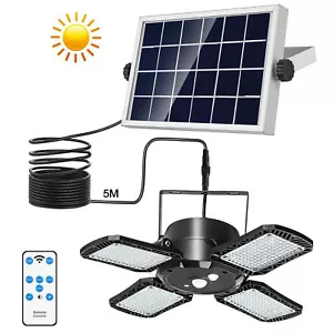LED Solarleuchte mit Bewegungsmelder Außen Lampe Fluter Sensor Strahler Licht DE - Bild 1 von 11