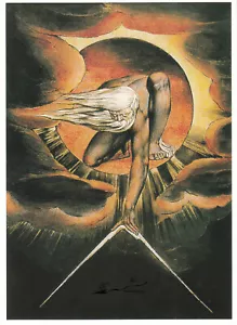 Postkarte: William Blake - Der Schöpfer / Le createur - Bild 1 von 1