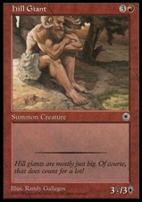 Magic the Gathering MTG Hill Giant (133) Portal   NM