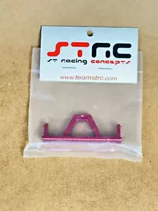 STRC 80026 Aluminum Rear Chassis Rail Brace Red SCX10 II RC Parts New Old Stock - Picture 1 of 5